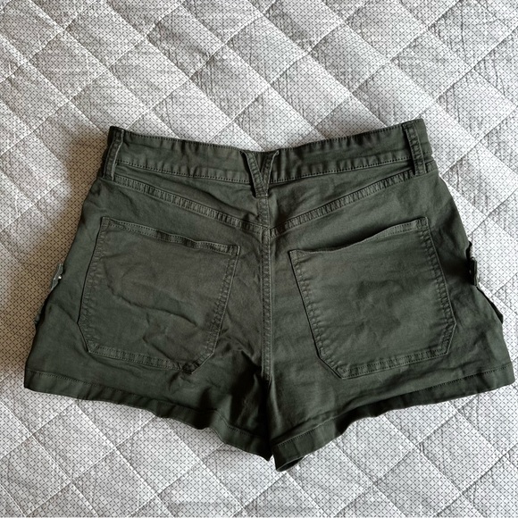 Veronica Beard Shorts Women's Size 29 Lanny Military Army Green Cargo Shorts - Picture 7 of 8